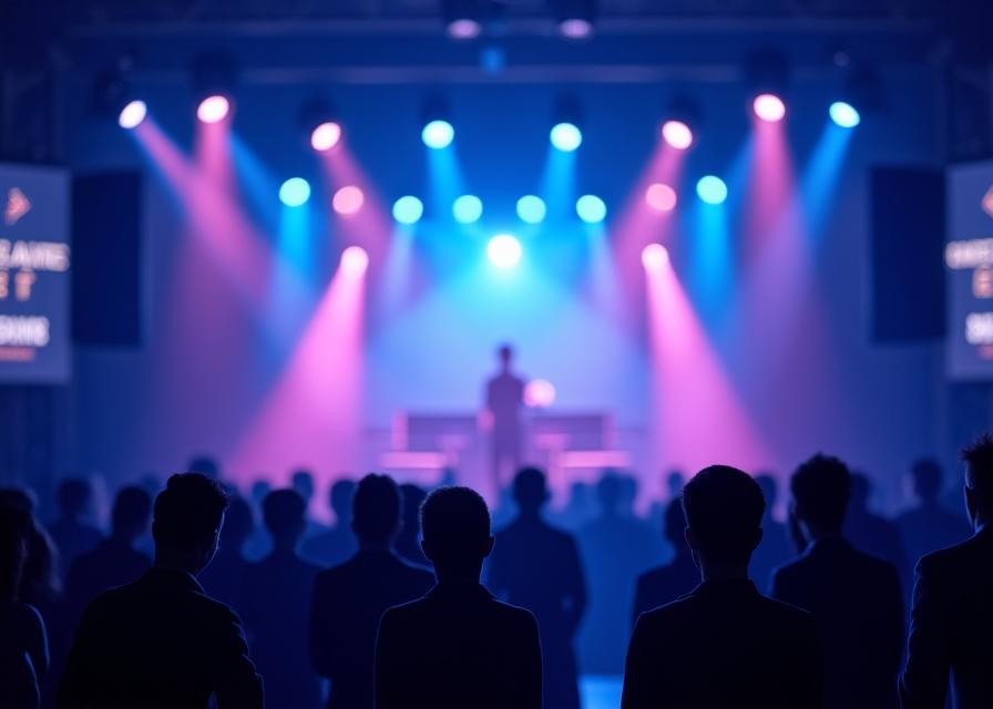 Equipos de sonido e iluminación para eventos corporativos