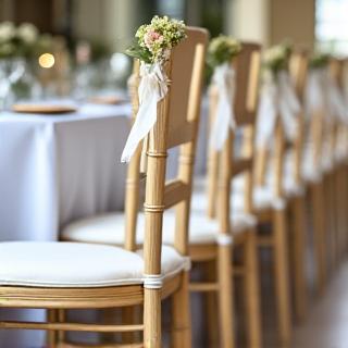 Mobiliario elegante para bodas